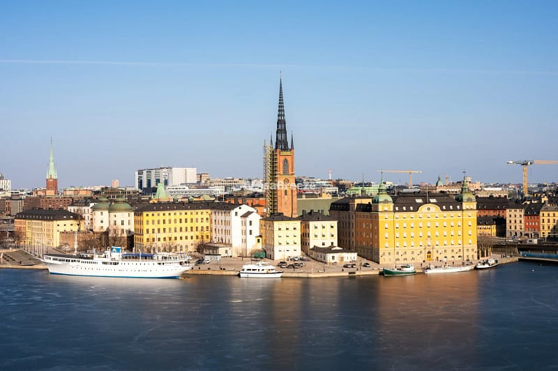 วีซ่าสวีเดน vfs กับภาพเมืองสตอกโฮล์มและย่าน Gamla Stan