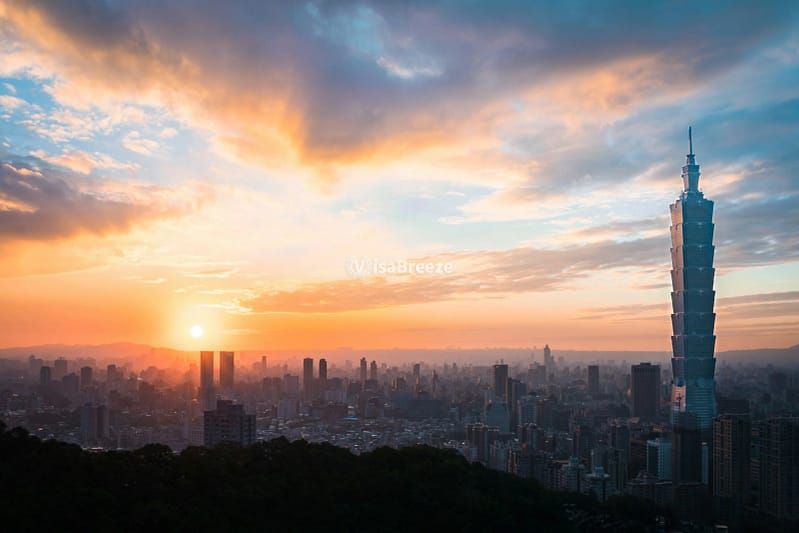 วีซ่าไต้หวันกี่วัน พร้อมภาพเมืองไทเปและตึกไทเป 101