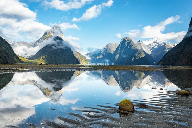 วีซ่านิวซีแลนด์ กี่วัน กับภาพภูมิประเทศ Milford Sound นิวซีแลนด์